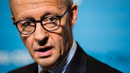 Will etwas richtig stellen: Unions-Kanzlerkandidat Merz.