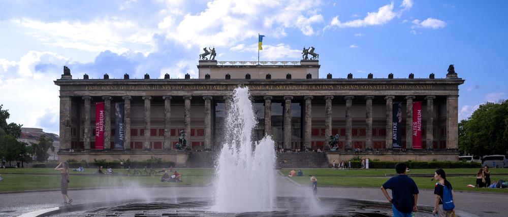 Auch Häuser wie das Alte Museum auf der Museumsinsel beteiligen sich am Museumssonntag. (Archivbild)