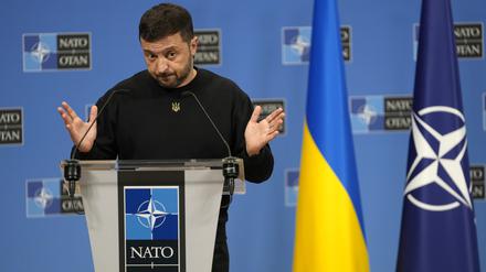 Selenskyj auf dem Natogipfel.