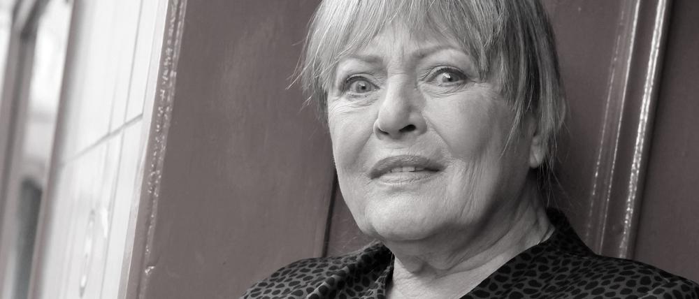 Karin Baal 2009 in Hamburg am Set des Fernsehfilms „Vergiss nie, dass ich Dich liebe“. (Archivfoto)