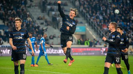 Auf dem Weg nach oben. Fabian Reese feierte in Magdeburg sein lange ersehntes Comeback für Hertha BSC.