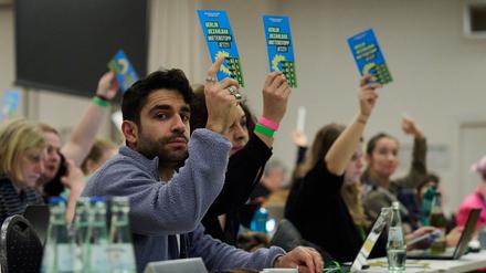Bei der Landesdelegiertenkonferenz der Berliner Grünen gab es keine Mehrheit für eine Mitgliederbefragung zur Spitzenkandidatur. 