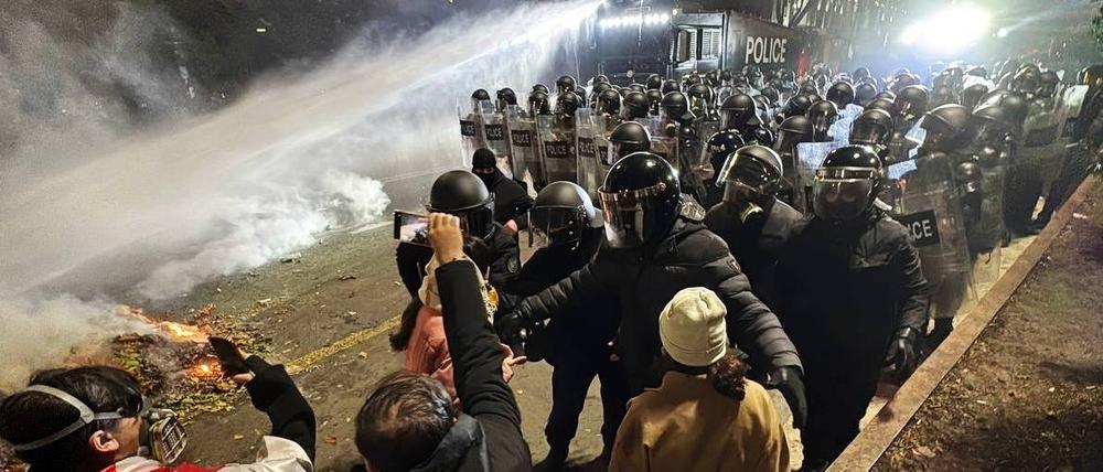 Proteste in Tiflis