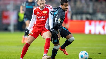 Benedict Hollerbach (l) ist Union Berlins gefährlichster Offensivspieler.