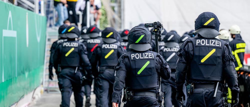 Beim Spiel von Jena gegen Leipzig kam es zu Ausschreitungen.