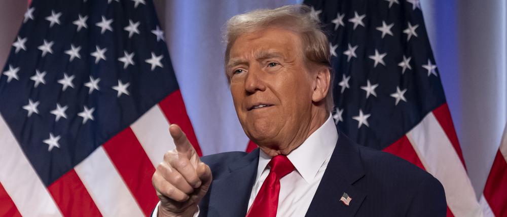 Donald Trump, designierter Präsident der USA, droht den Brics-Staaten.