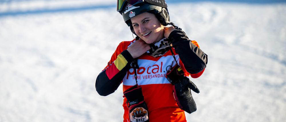 Ramona Hofmeister ist seit Jahren die Vorzeigeathletin des deutschen Snowboard-Teams.