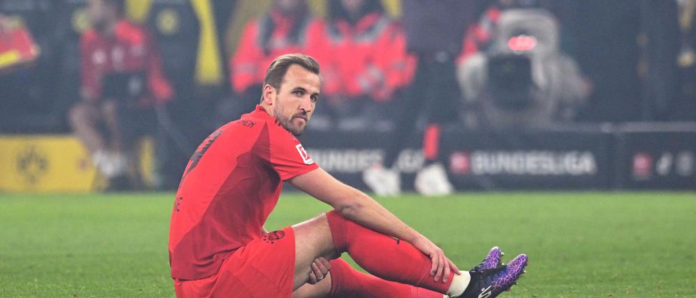 Harry Kane erlitt in Dortmund einen Muskelfaserriss