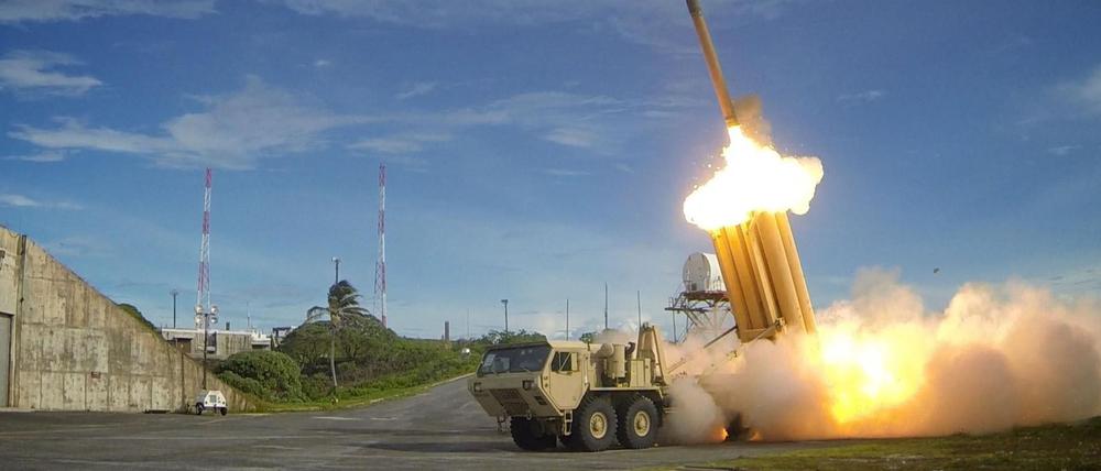 Lockheed Martin produziert auch das US-Raketenabwehrsystem THAAD. (Archivbild)