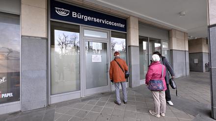 Die Außenstelle des Potsdamer Bürgerservicecenter in der Wilhelmgalerie.