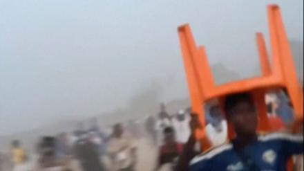 Bei einer Massenpanik in einem Fußballstadion in Guinea kamen 56 Menschen ums Leben.