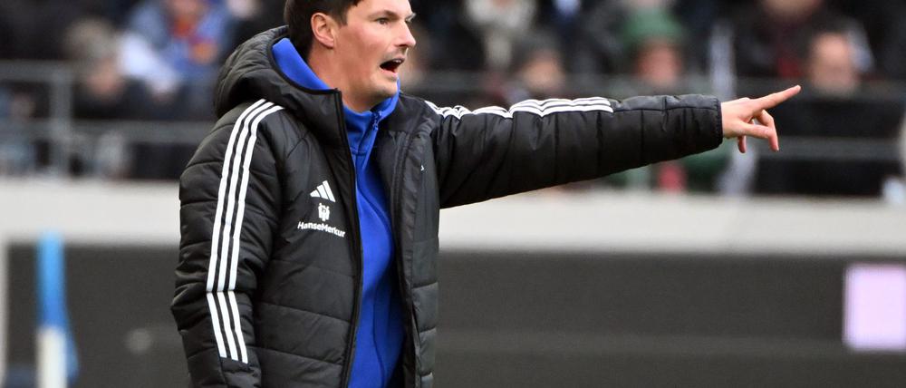 Merlin Polzin wird den HSV auch im Heimspiel gegen Darmstadt trainieren.