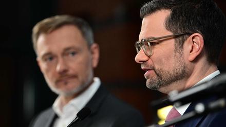 FDP-Chef Christian Lindner und der neue FDP-Generalsekretär Marco Buschmann.