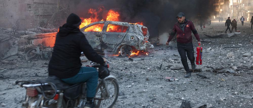 Immer häufiger bombardieren russische Kampfjets die Rebellenhochburg Idlib.