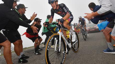 Das deutsche Rad-Talent Florian Lipowitz bei der diesjährigen Vuelta - die Auflage im kommenden Jahr startet in Turin. 