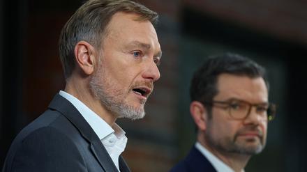 FDP-Chef Christian Lindner und sein neuer Generalsekretär Marco Buschmann.