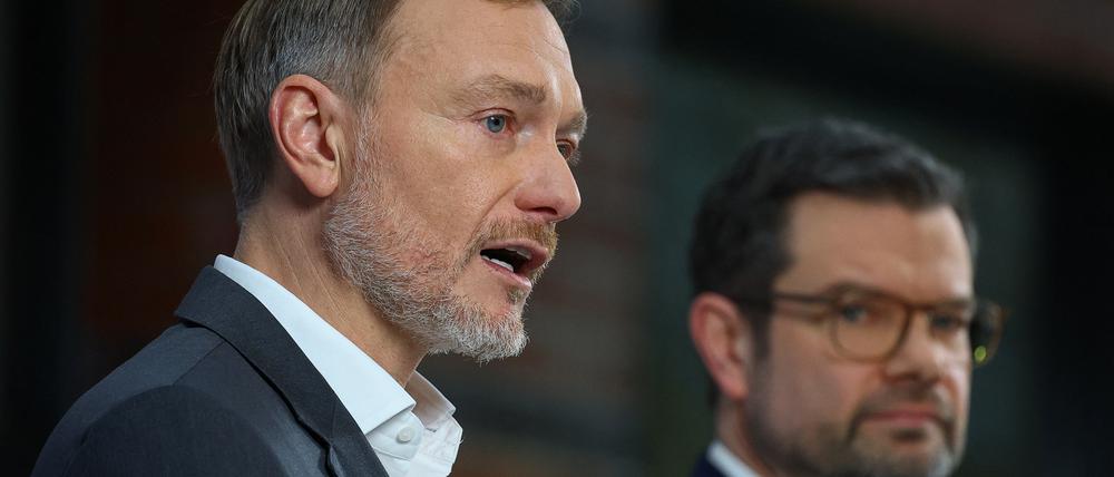FDP-Chef Christian Lindner und sein neuer Generalsekretär Marco Buschmann.
