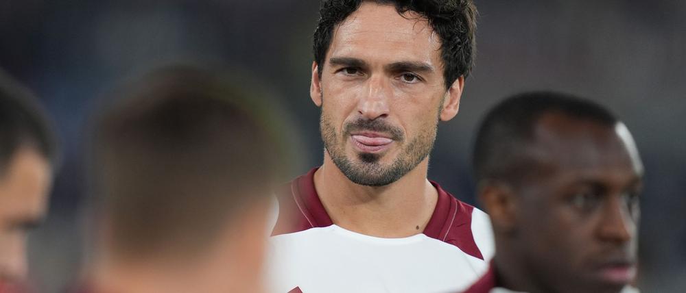 Verletzt raus: Mats Hummels von AS Rom.