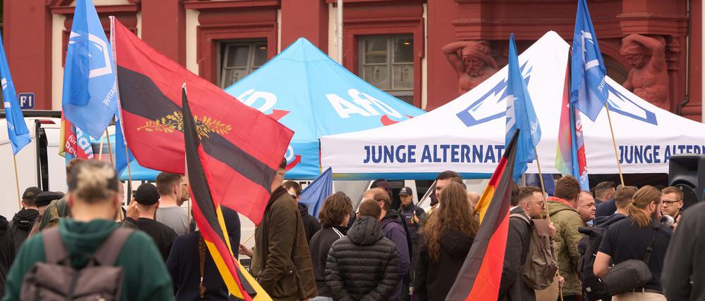 Die AfD will sich von ihrer Nachwuchsorganisation „Junge Alternative“ trennen. (Archivbild)