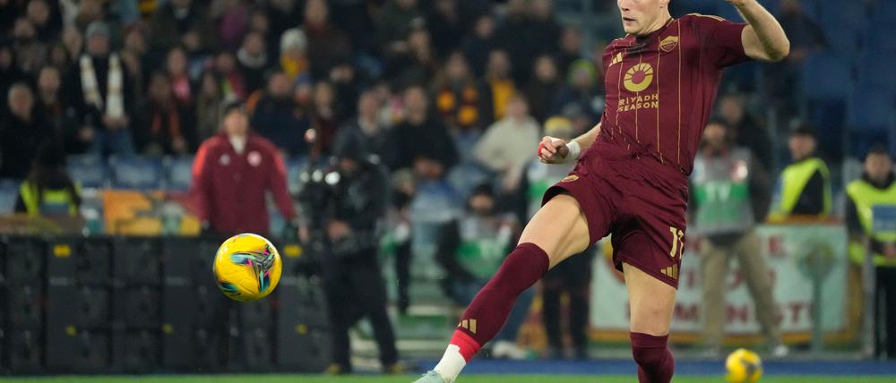 Artem Dowbyk  blieb gegen Bergamo torlos, im Fokus stand der Angreifer aber - unverschuldet - dennoch.