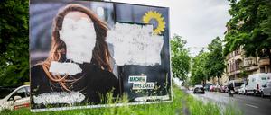 Viele Straftaten gegen Wahlhelfer, Plakate und Stände zu den Kommunal-, Europa- und Landtagswahlen. (Archivbild)