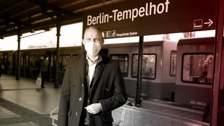 Startbahnhof Tempelhof: Sebastian Czaja steigt im Berliner Süden in die Ringbahn.