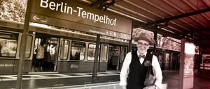 Günther Anton Krabbenhöft wollte eigentlich in Neukölln losfahren. Da war der Ring gesperrt.