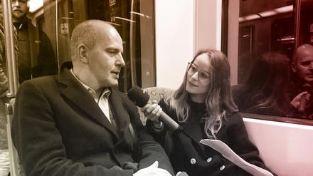 Ringbahn statt Podcaststudio – Journalist und Autor Jens Bisky im Gespräch mit Checkpoint-Redakteurin Ann-Kathrin Hipp