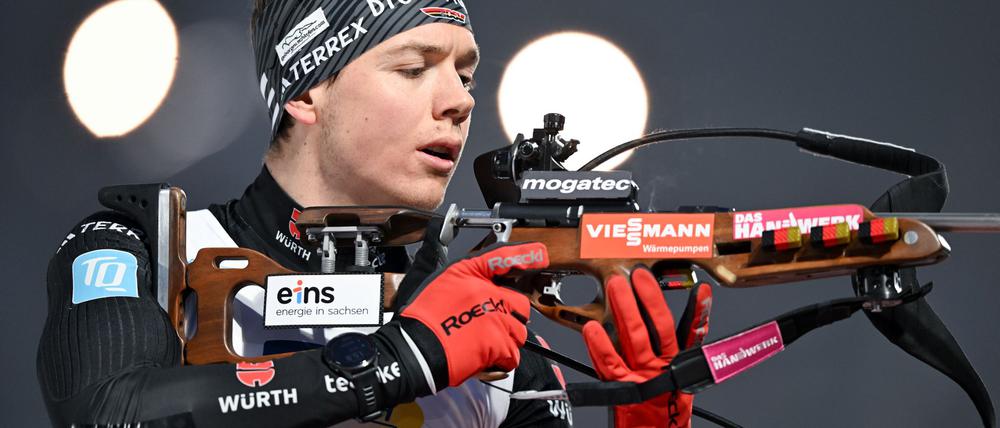 Justus Strelow leistete sich gleich sechs Schießfehler.