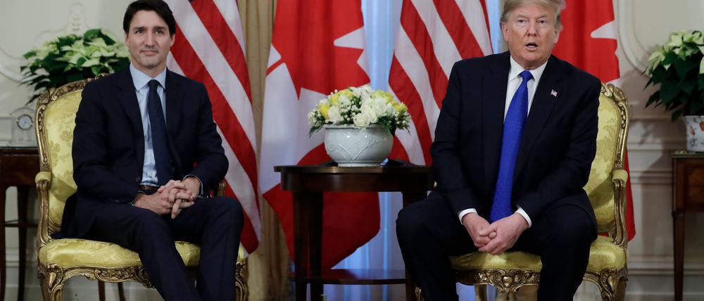 Trump hat Kanada mit hohen Einfuhrzöllen bei Amtsantritt gedroht. (Archivbild)