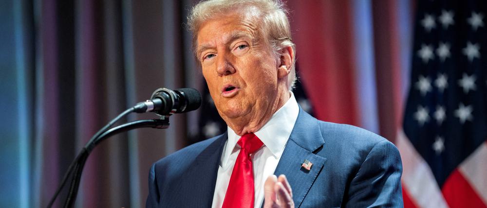 Der gewählte US-Präsident Donald Trump.