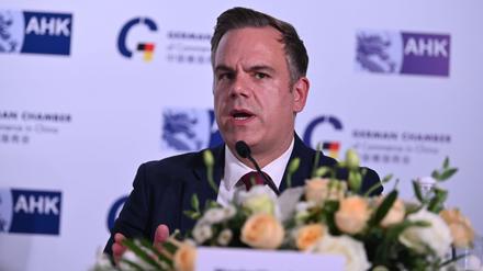 Deutsche Firmen müssen sich in China behaupten. 