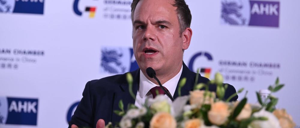 Deutsche Firmen müssen sich in China behaupten. 