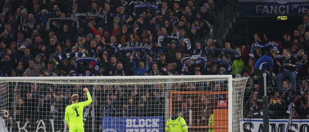 Party-Anheizer: Torwart Jonas Kersken ist in Feierlaune.