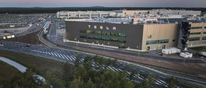 Die Tesla-Fabrik in Grünheide.