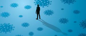 Das Coronavirus kann Beschwerden verursachen, auch wenn die akute Infektion schon lange vorbei ist. (Symbolbild)