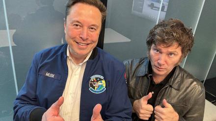 Beste Freunde: Musk und Milei
