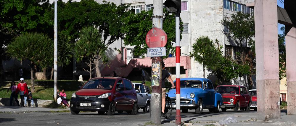 In Havanna fielen auch die Ampeln aus.
