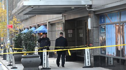 Der Versicherungsmann wurde vor einem Hotel- und Wohngebäude nahe dem Times Square erschossen.