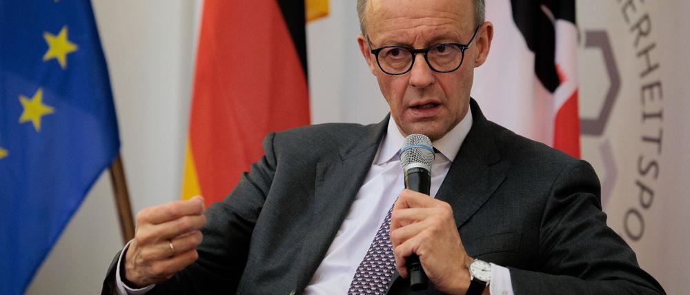 Friedrich Merz: „Müssen uns verteidigen können, damit wir uns nicht verteidigen müssen.“