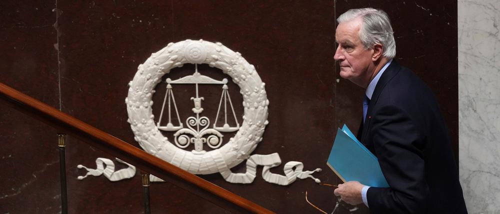 Barnier muss nach nur wenigen Monaten im Amt seinen Rücktritt einreichen.