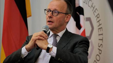 Friedrich Merz empört sich über Annalena Baerbock. 