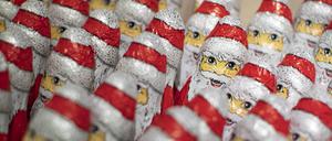 Teures Süßes: Dutzende Schokoweihnachtsmänner 