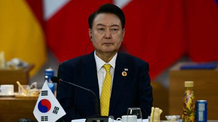 Gegen ihn wird wegen Hochverrats ermittelt: Südkoreas Präsident Yoon Suk Yeol.
