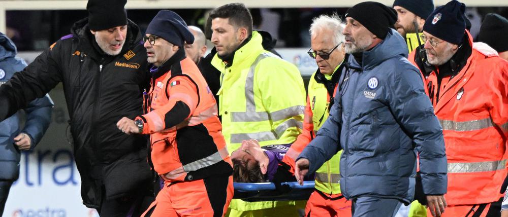 Fußballprofi Edoardo Bove konnte die Intensivstation verlassen.