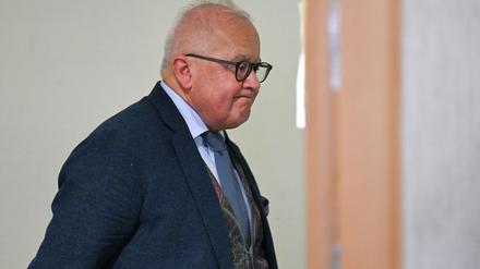 Der frühere DFB-Präsident Fritz Keller war als Zeuge geladen.