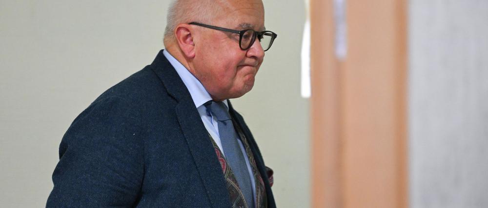 Der frühere DFB-Präsident Fritz Keller war als Zeuge geladen.