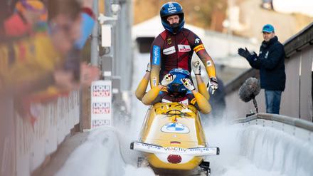 Die Saison beginnt in Altenberg. Mit dabei ist der Bob von Johannes Lochner. 