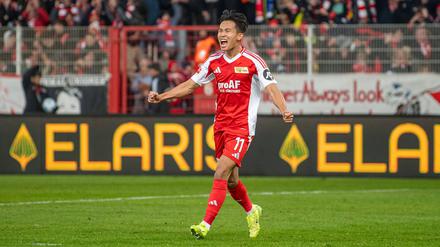 Immer voll dabei. Woo-yeong Jeong im Einsatz.