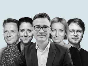 Chefredaktion TagesspiegelChristian Tretbar, Anke Myrrhe, Laura Himmelreich, Stephan Haselberger, Sidney Gennies